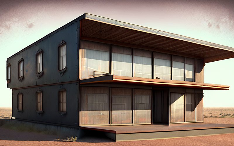 活動(dòng)板房中間