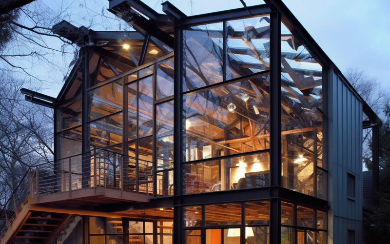 輕鋼別墅露臺 輕鋼別墅露臺