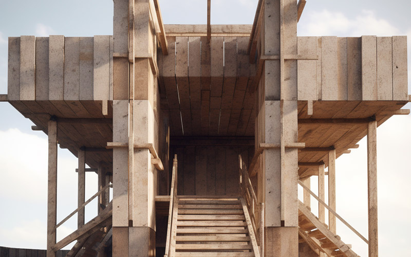 工地門頭插紅旗 工地門頭插紅旗